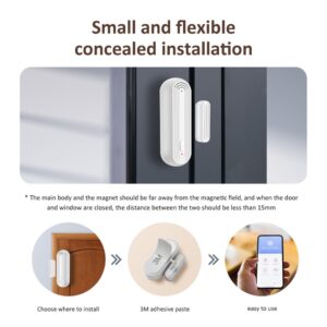 Smart WiFi Door Window Alarm_PST-MC400S